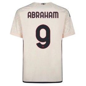 Jalkapallo Pelipaidat/Peliasut AS Roma Abraham 9 Vieraspelipaita 2023-24